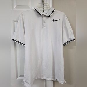 Nike Men's White Polo Shirt